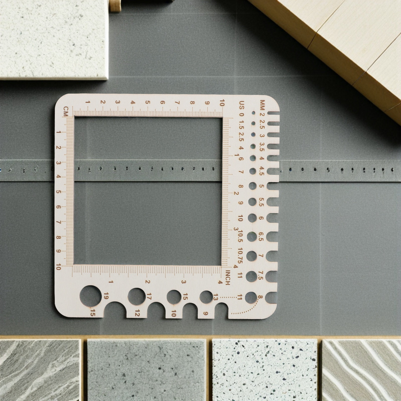 2 шт. деревянных линеек для вя – обзор и цена Sewing Gauge Ruler