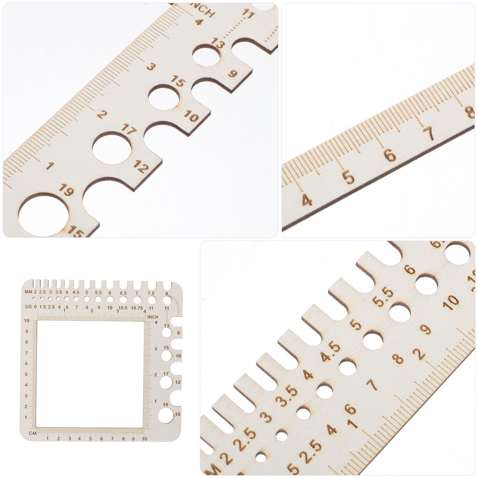 2 шт. деревянных линеек для вя – обзор и цена Sewing Gauge Ruler